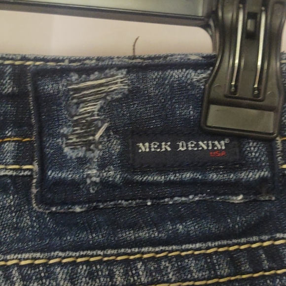 MEK Denim Nagoya Boot Cut Jeans distressed - Picture 11 of 14